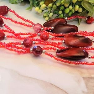 Handmade beaded necklace